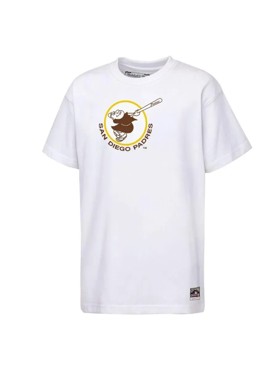 Футболка с принтом Cooperstown Concession Mitchell & Ness — изображение 2 из 3, белый