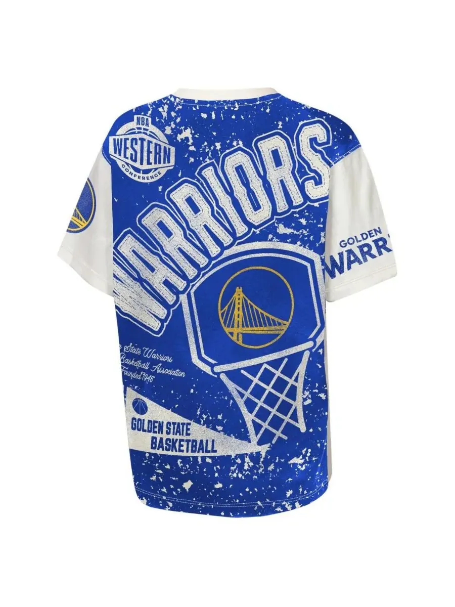 Футболка с принтом Golden State Warriors Top Player Outerstuff — изображение 3 из 3, белый