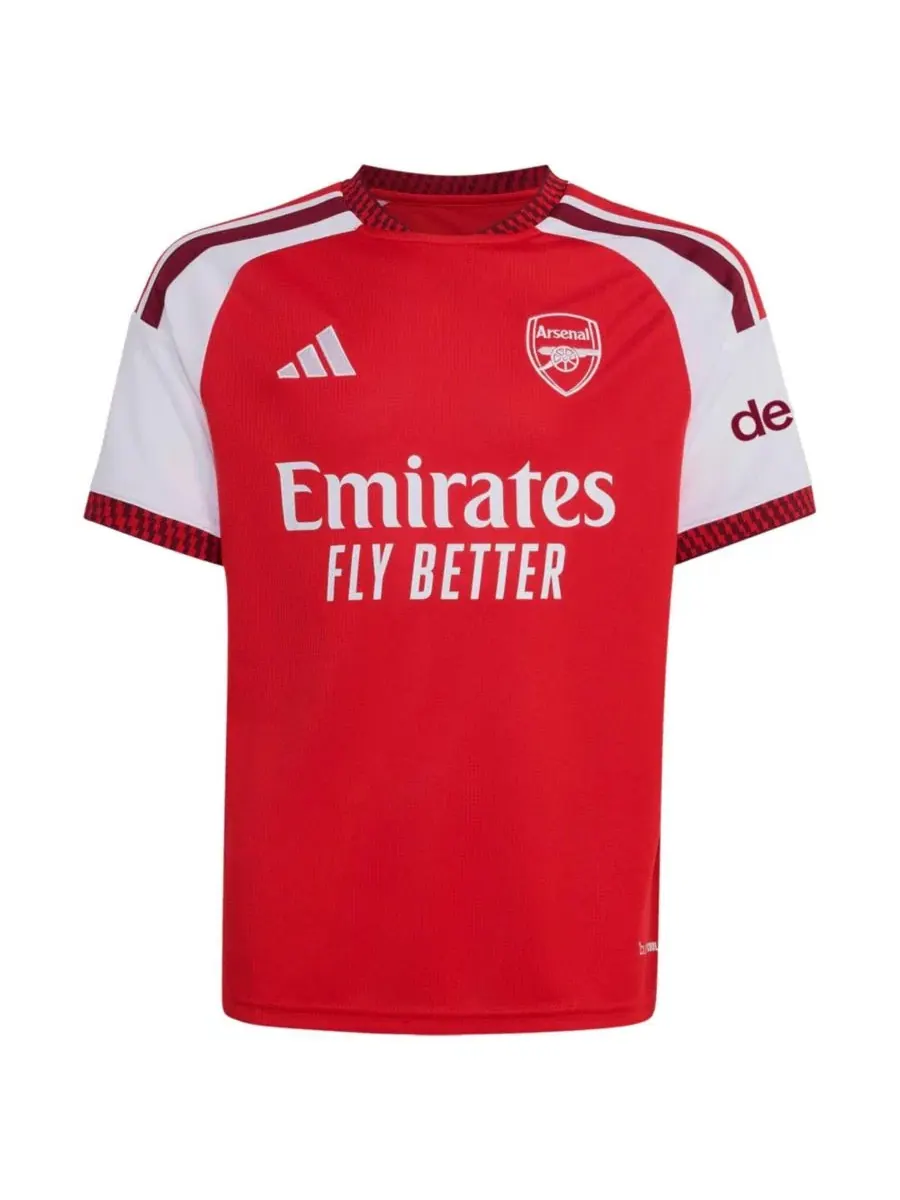 Детская футболка с коротким рукавом с принтом Arsenal, модель Martin Ødegaard Home Replica Jersey — изображение 2 из 3