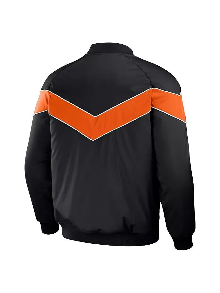 Мужская бейсбольная куртка на молнии Darius Rucker Collection от Black Baltimore Orioles с — изображение 2 из 3