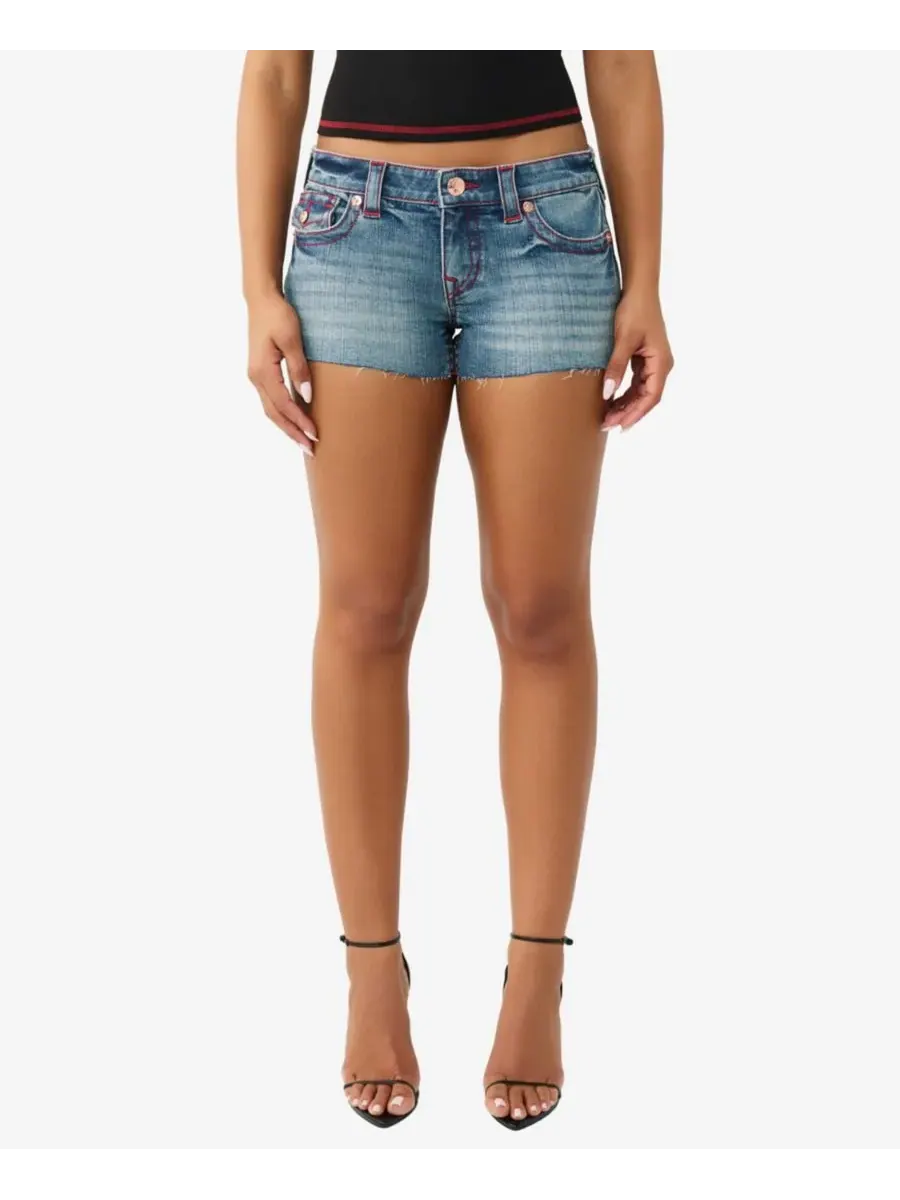 Женские шорты Joey с низкой посадкой и откидной верхней частью True Religion, Floral Dream