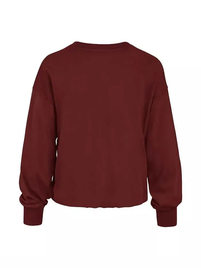 Женская футболка с длинным рукавом Cardinal Arkansas Razorbacks Bottom Line Parkway '47 Brand — изображение 2 из 3