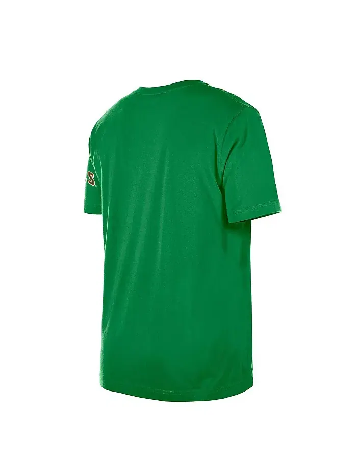 Мужская футболка Kelly Green Los Angeles Angels с клевером ко Дню Святого Патрика New Era — изображение 2 из 3