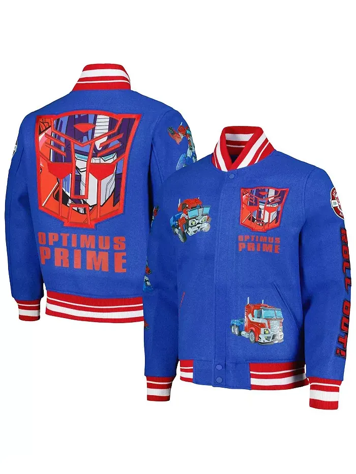 Мужская бейсбольная куртка Royal Transformers Roll Out на молнии Freeze Max