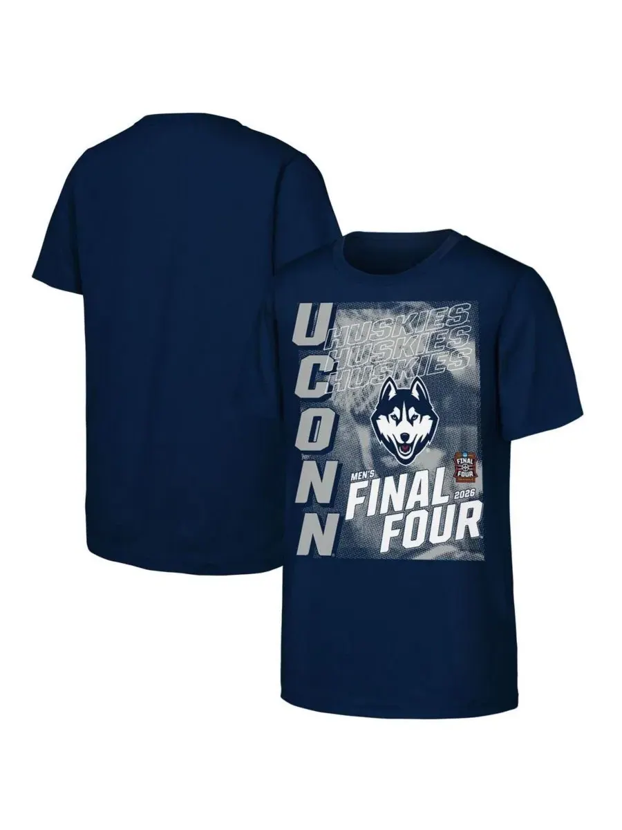Детская футболка с принтом Final Four UConn Huskies Outerstuff