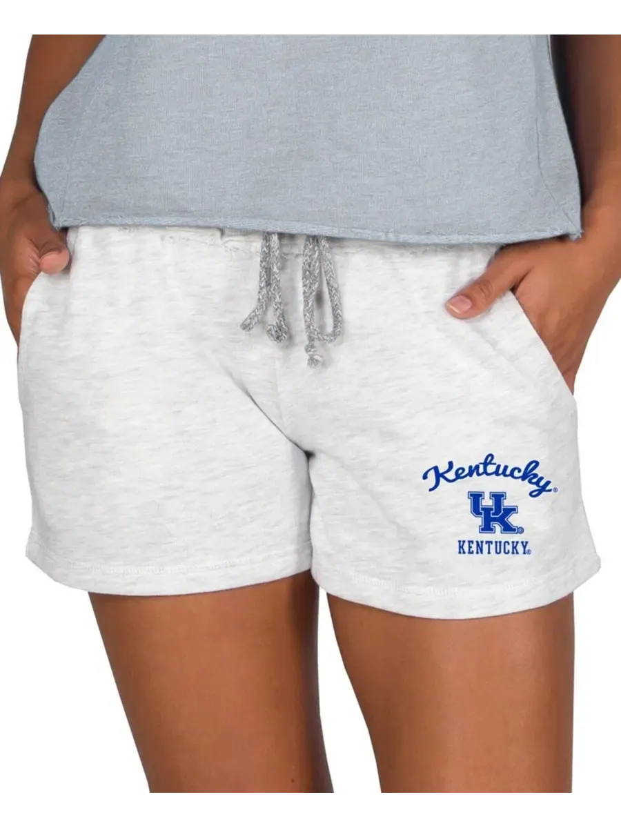 Шорты из французского махрового трикотажа с принтом Kentucky Wildcats Ash Concepts Sport