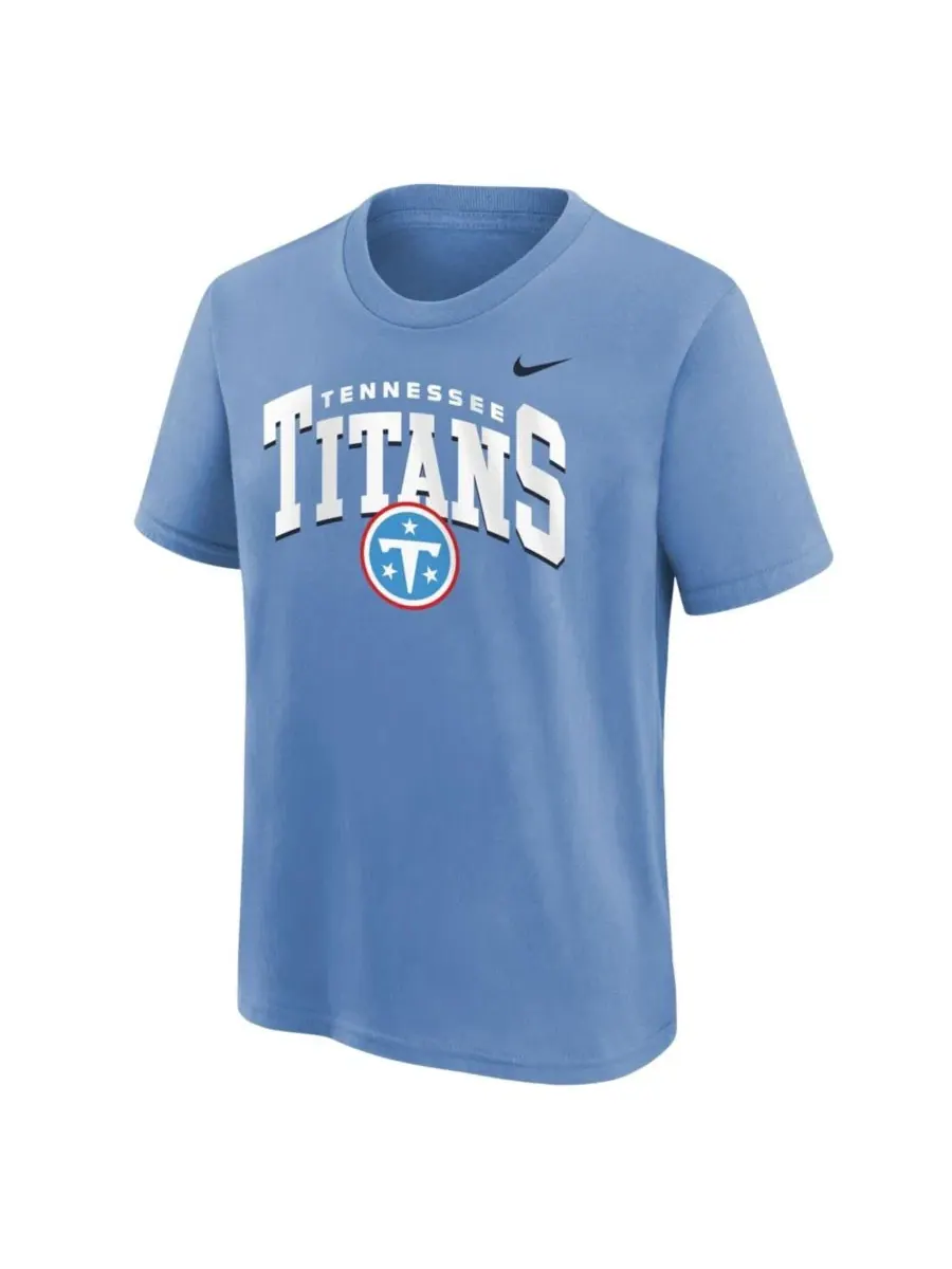 Футболка с коротким рукавом Tennessee Titans Edge Enforcer Nike — изображение 3 из 3, светлый синий