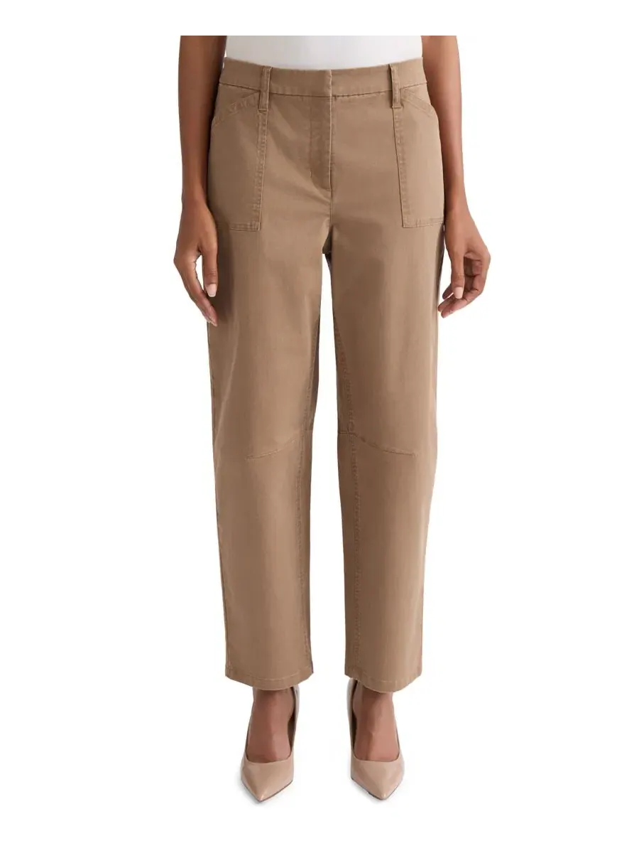 Джинсы с бочкообразными штанинами и средней посадкой Jones New York, Soft Maple
