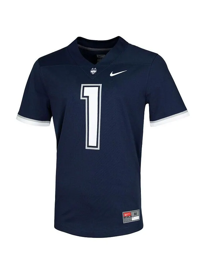 Мужское темно-синее джерси UConn Huskies Untouchable Game №1 №1 Nike — изображение 2 из 3, темно-синий
