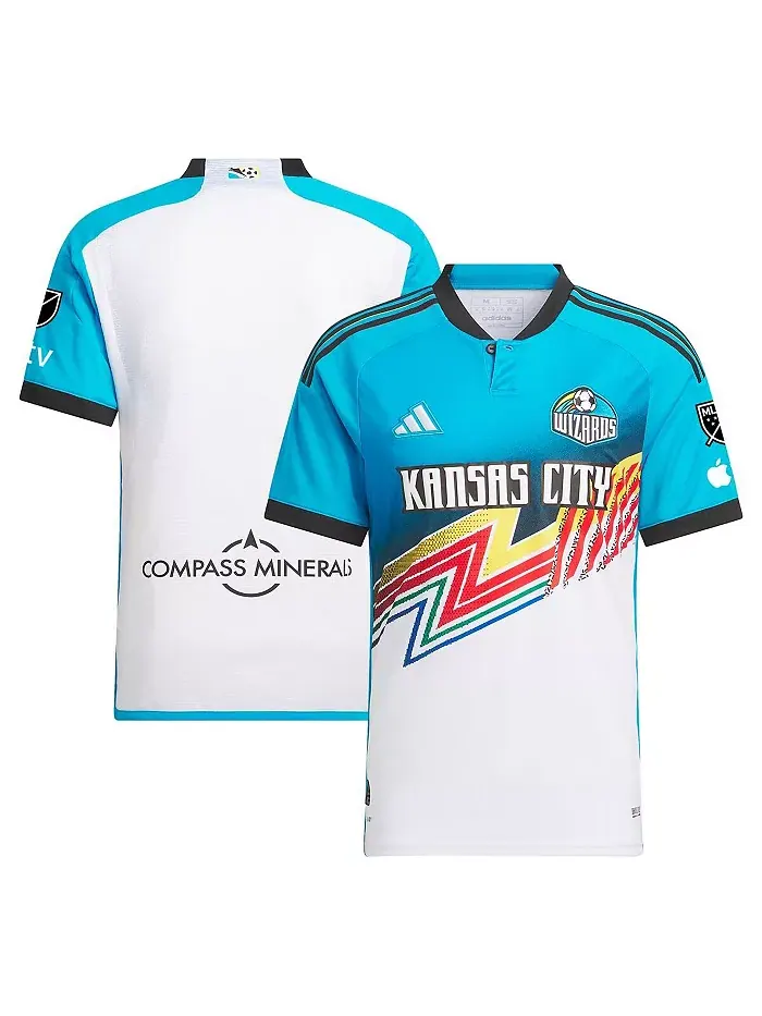 Мужская белая футболка Sporting Kansas City 2024 Archive Authentic adidas