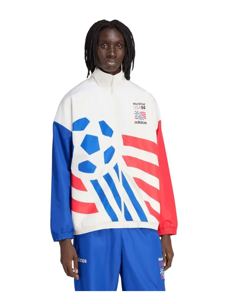 Ветровка-куртка на молнии с воротником-стойкой, модель 1994 World Cup adidas