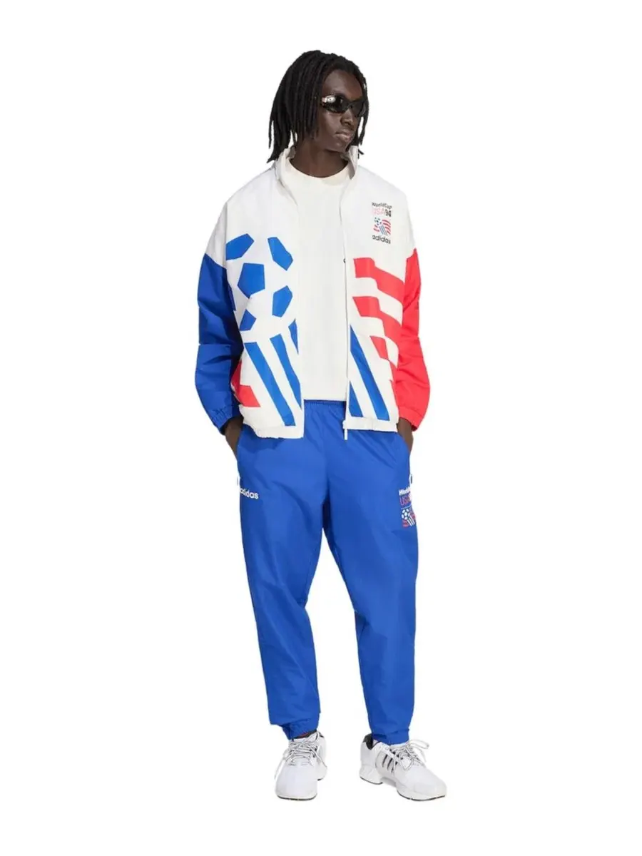 Ветровка-куртка на молнии с воротником-стойкой, модель 1994 World Cup adidas — изображение 5 из 5, белый
