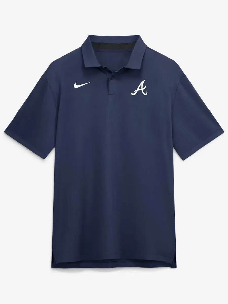 Поло Nike Atlanta Braves Tour Dri-FIT с коротким рукавом