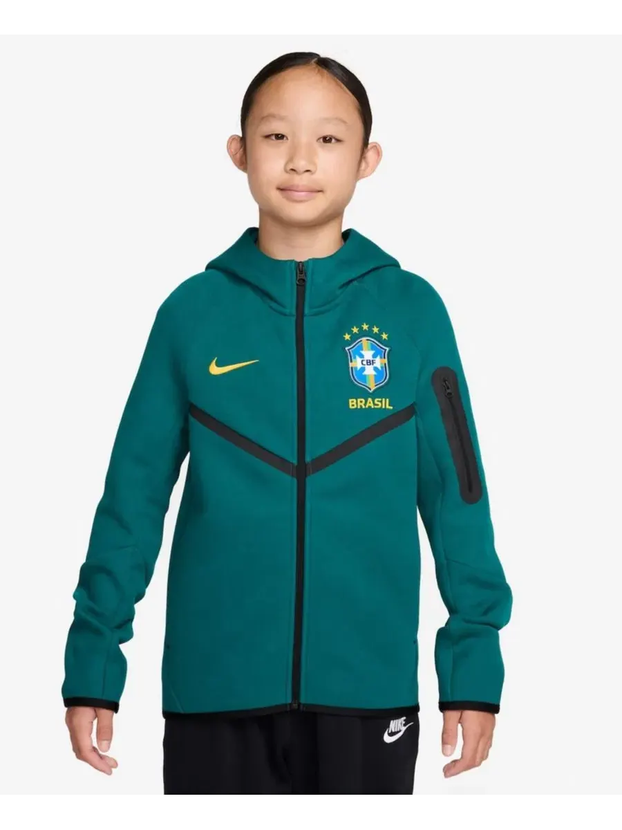 Худи с капюшоном Nike Brazil National Team Tech Fleece