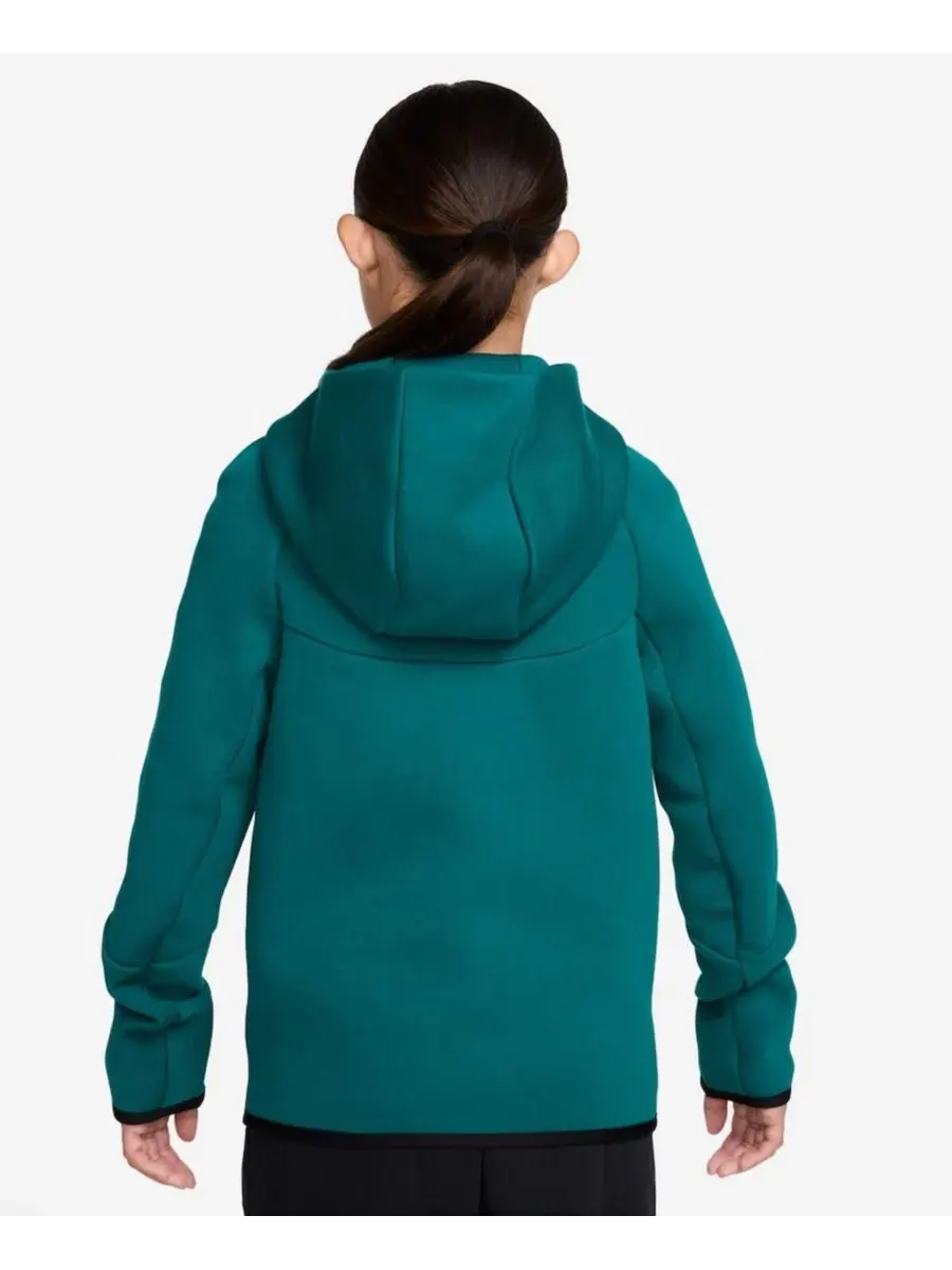Худи с капюшоном Nike Brazil National Team Tech Fleece — изображение 2 из 3, зеленый