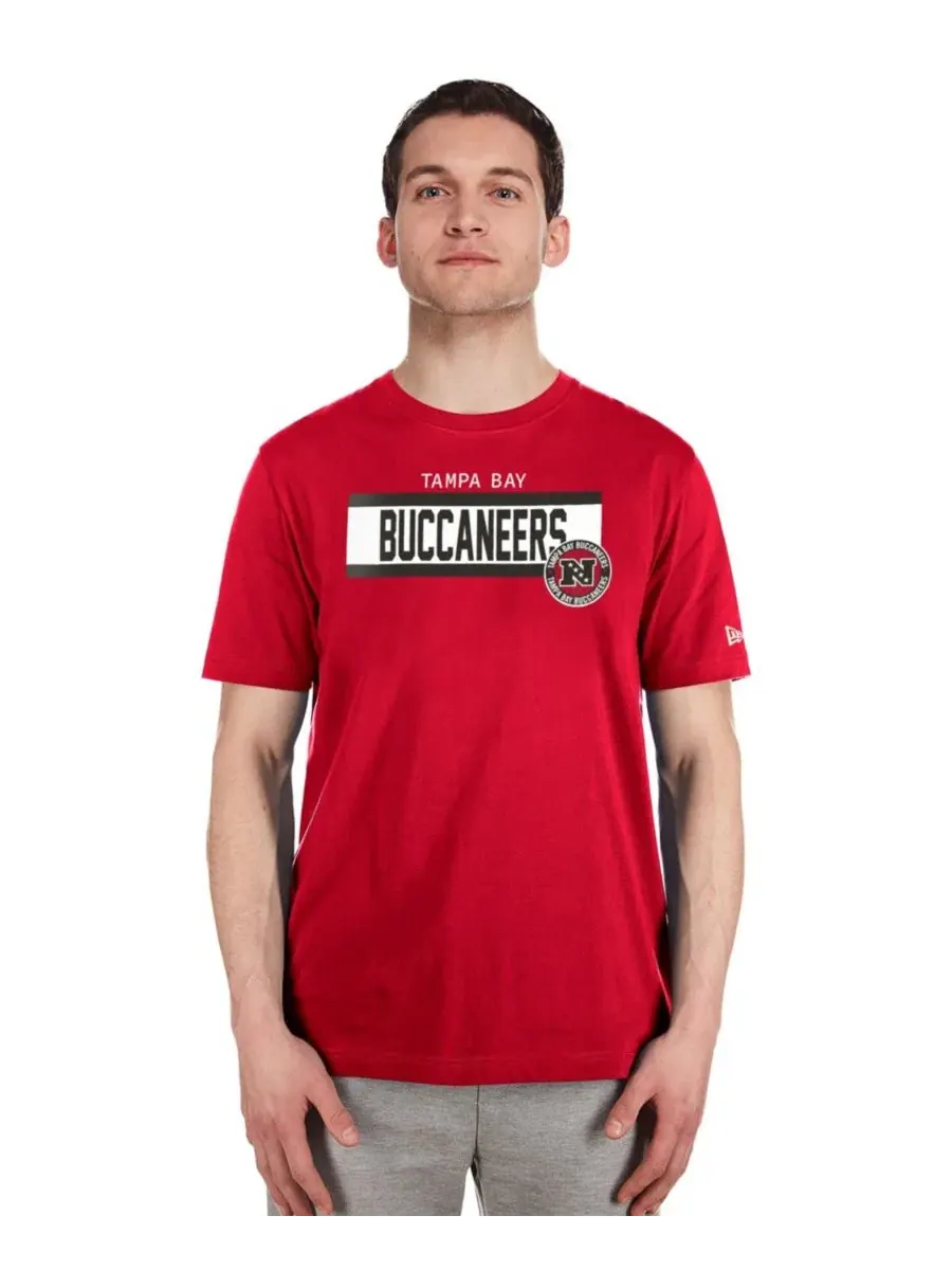 Футболка с принтом Tampa Bay Buccaneers 3rd Down High Density Print New Era — изображение 2 из 5, красный