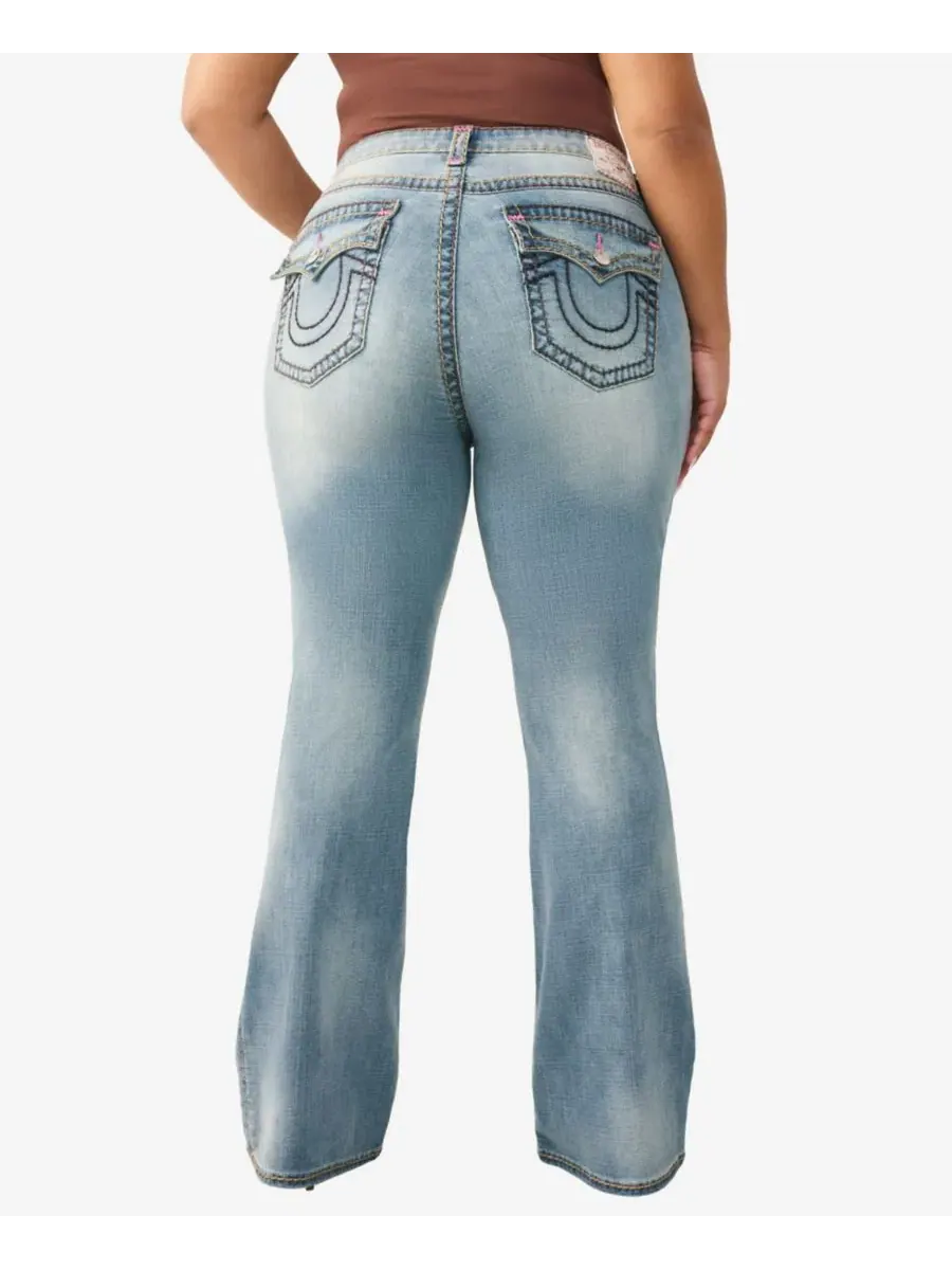 Джинсы клеш с завышенной талией Becca Midnight Roller True Religion — изображение 3 из 3