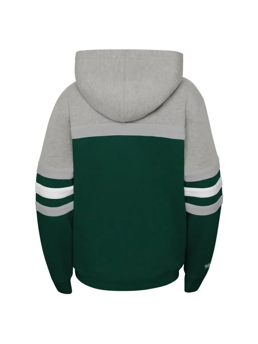 Mitchell & Ness Большая зеленая толстовка с изображением главного тренера команды «Мичиган Стэйт — изображение 2 из 3
