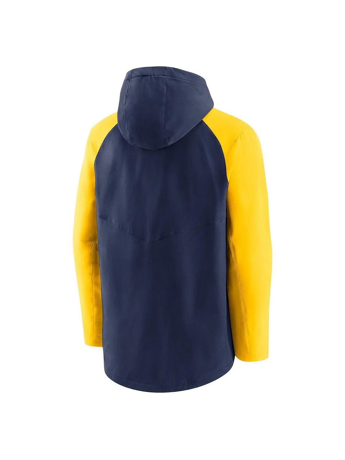Мужская темно-синяя с золотом куртка milwaukee brewers authentic collection с капюшоном на молнии — изображение 3 из 3