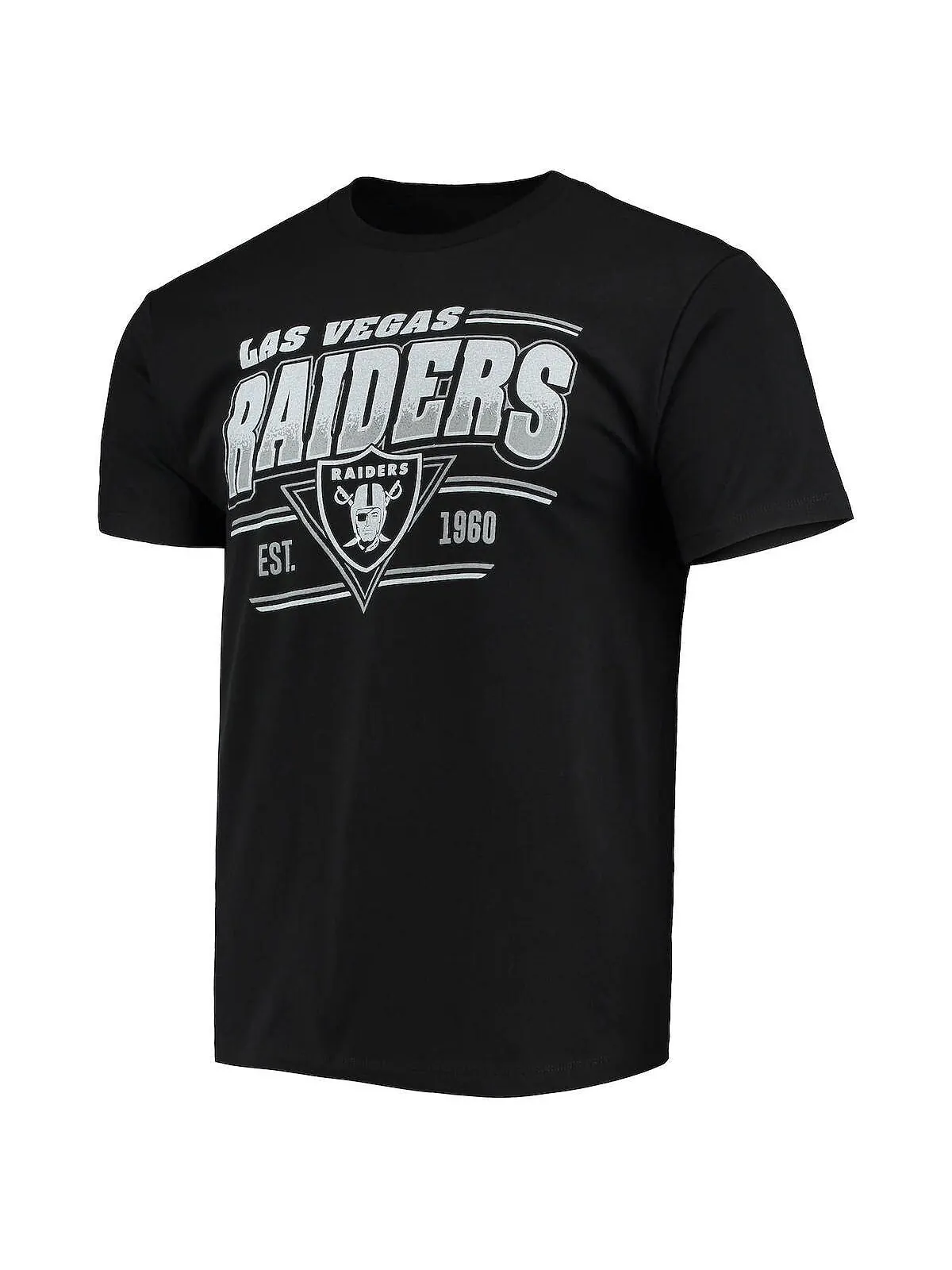 Мужская черная футболка las vegas raiders throwback Junk Food — изображение 3 из 4, черный