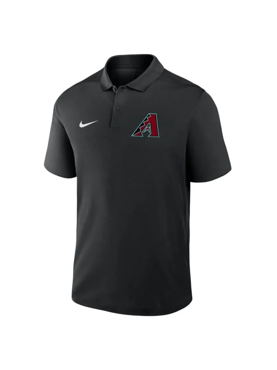 Мужская поло Nike Dri-FIT Victory Arizona Diamondbacks — изображение 2 из 3, черный