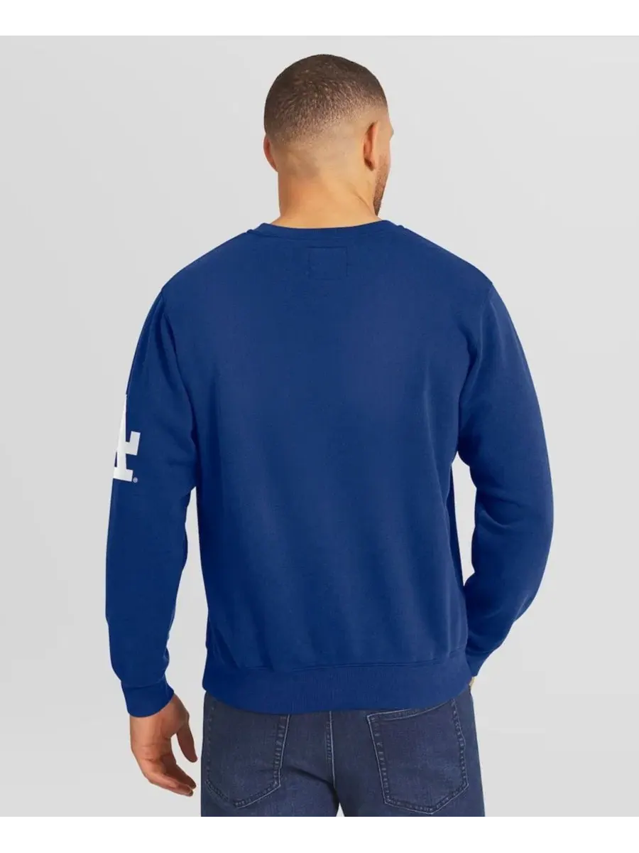 Пуловер из футера с флисовой подкладкой, с принтом, Darius Rucker Collection by Fanatics — изображение 5 из 5, королевский