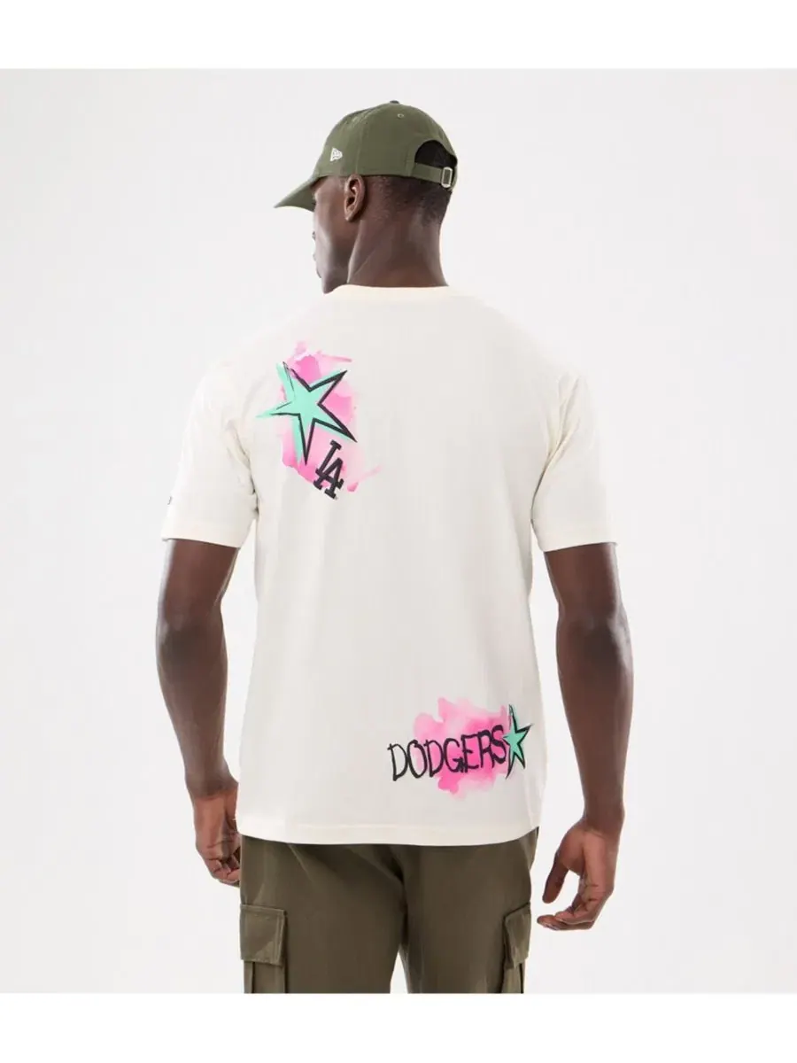 Футболка с принтом New York Yankees Lifestyle Punk Core New Era — изображение 4 из 4, бежевый