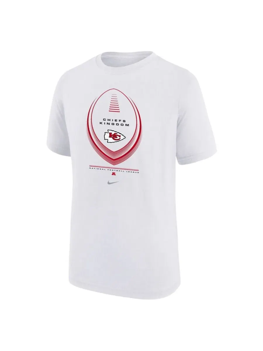 Футболка с принтом Kansas City Chiefs Icon Legend Dri-FIT Nike — изображение 3 из 3, белый