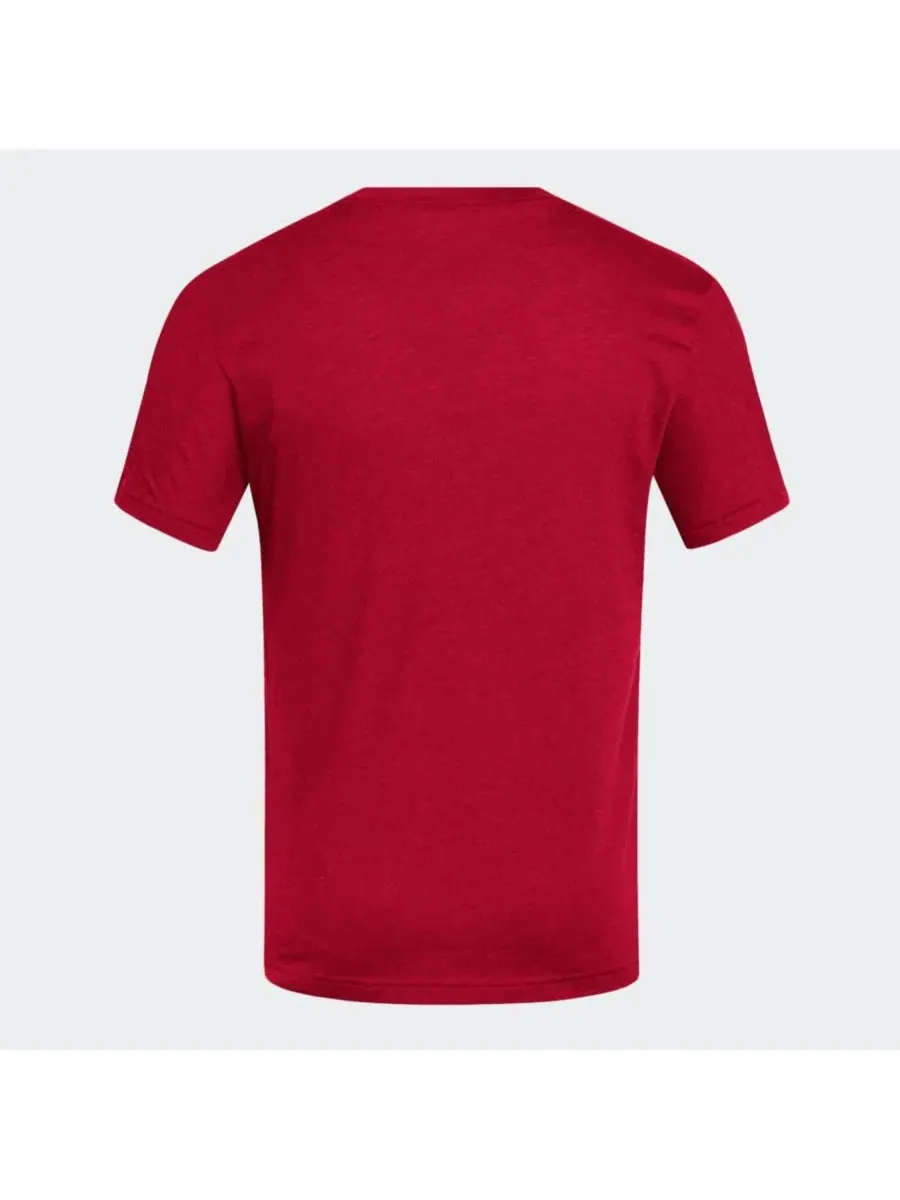Футболка с принтом Nebraska Huskers Vault Blend adidas — изображение 2 из 2, алый