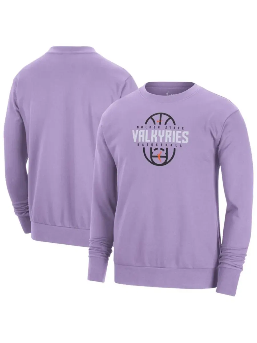 Свитшот с длинным рукавом Golden State Valkyries 2026 On-Court Practice Dri-FIT Nike