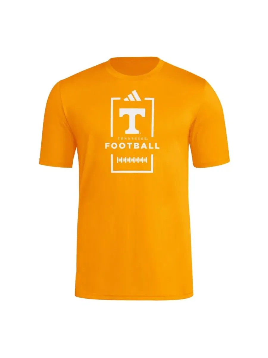 Футболка с коротким рукавом Tennessee Volunteers Football Poly adidas — изображение 2 из 3, оранжевый