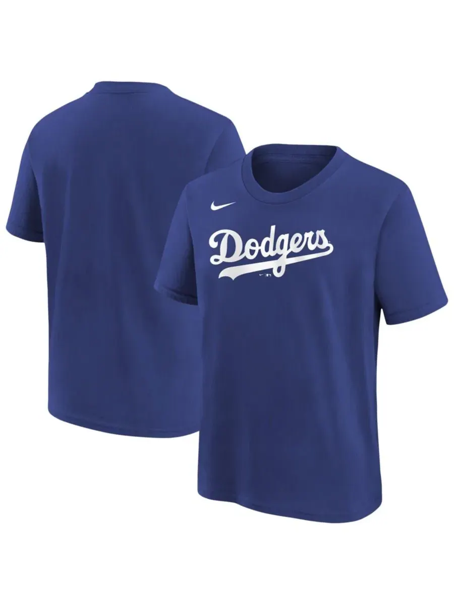 Футболка с принтом Los Angeles Dodgers Wordmark Nike