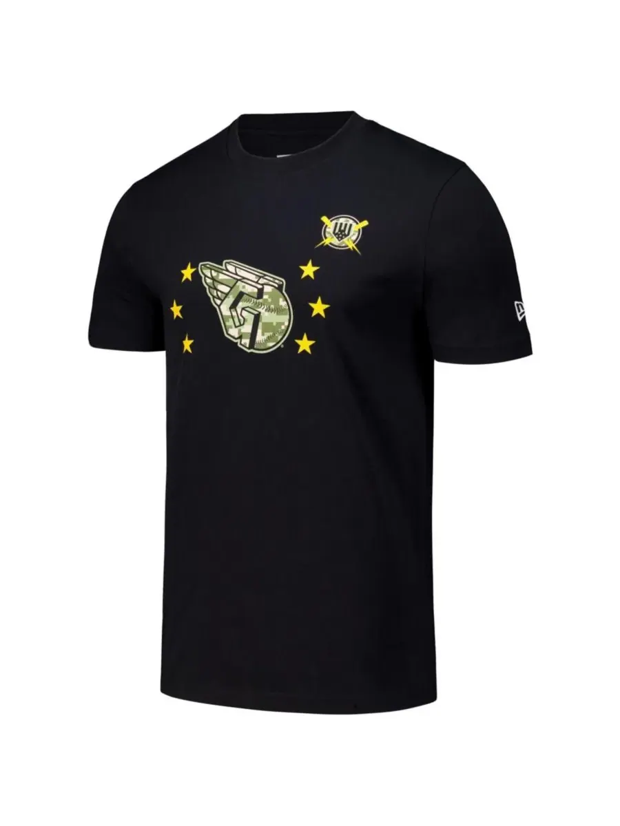Футболка с принтом Armed Forces Day New Era — изображение 2 из 3, черный