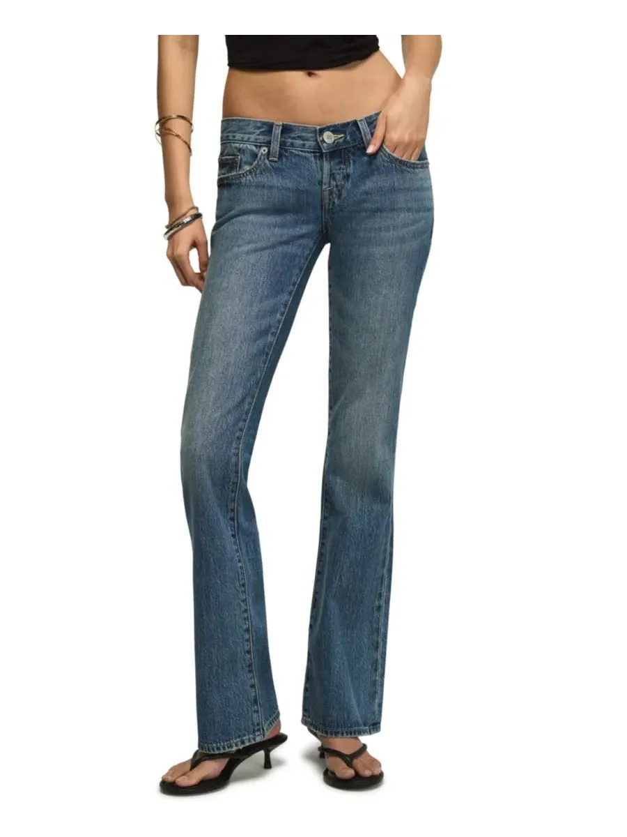 Джинсы-клеш с заниженной посадкой Lil Maggie Lucky Brand, Whatever! Wash