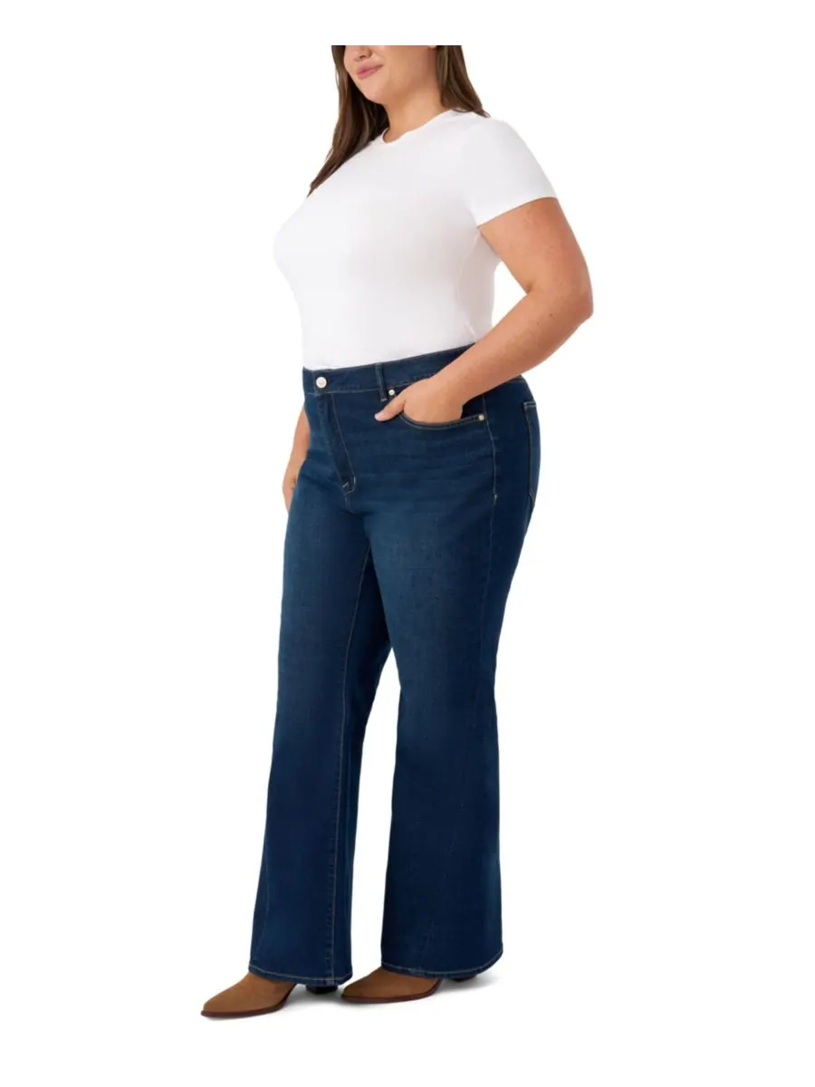 Джинсы-клеш Plus Size Generation Seven7, London Dark Wash — изображение 2 из 5