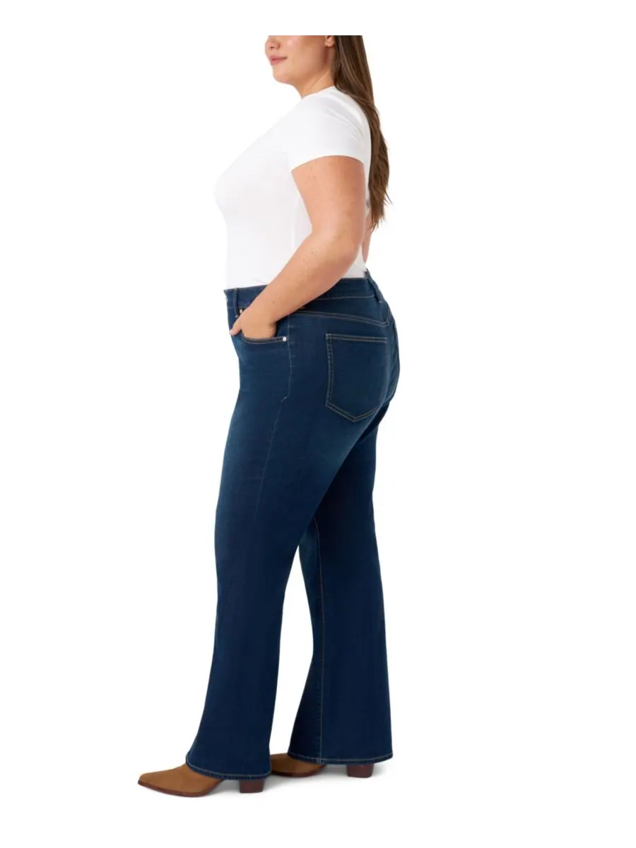 Джинсы-клеш Plus Size Generation Seven7, London Dark Wash — изображение 3 из 5