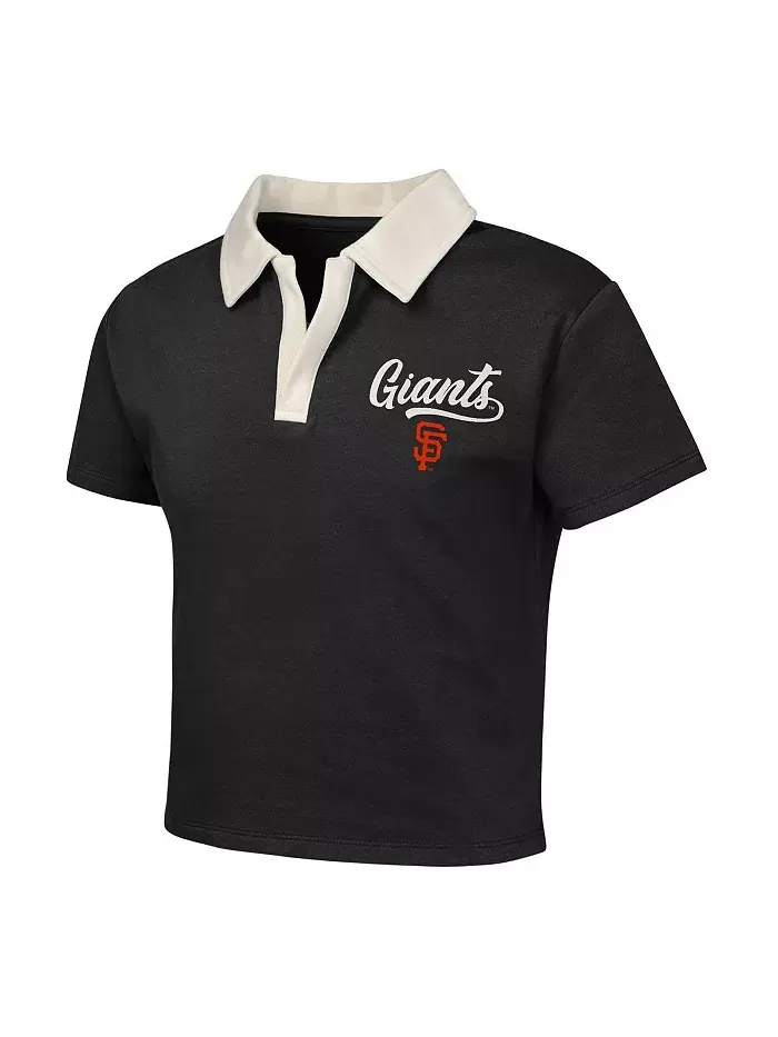 Тренер базы Big Girls Black San Francisco Giants Джонни Поло и комплект с юбкой-шортами Outerstuff — изображение 2 из 5