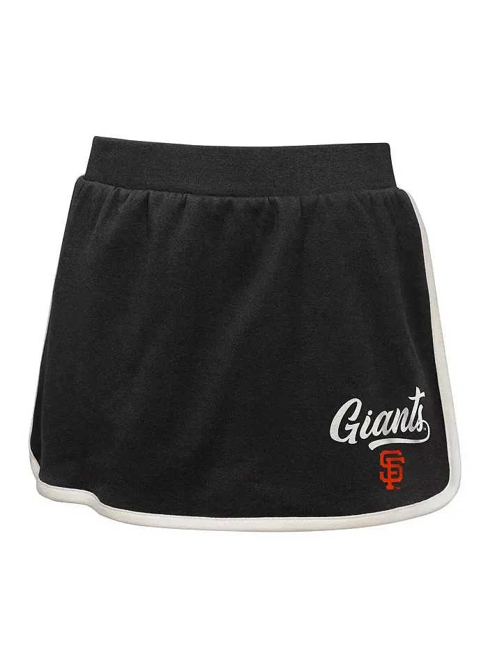 Тренер базы Big Girls Black San Francisco Giants Джонни Поло и комплект с юбкой-шортами Outerstuff — изображение 4 из 5