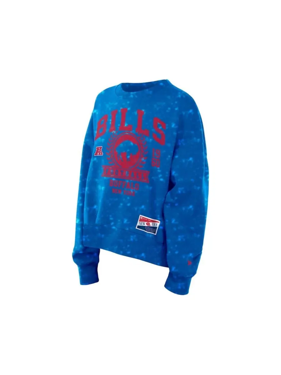 Свитшот оверсайз с принтом Buffalo Bills Throwback New Era — изображение 2 из 2, королевский