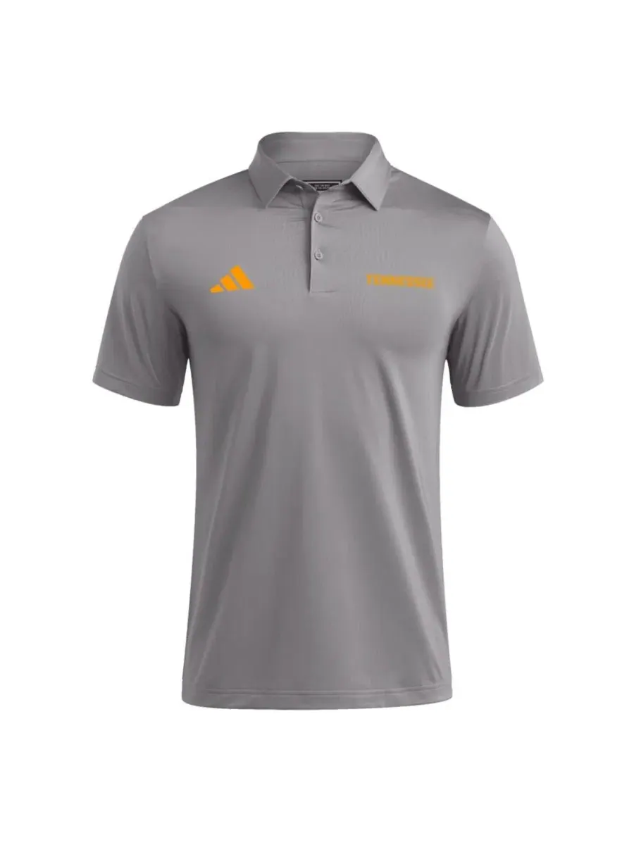 Поло с коротким рукавом, с вышивкой, Tennessee Volunteers Ultimate 365 Solid adidas — изображение 2 из 3, серый