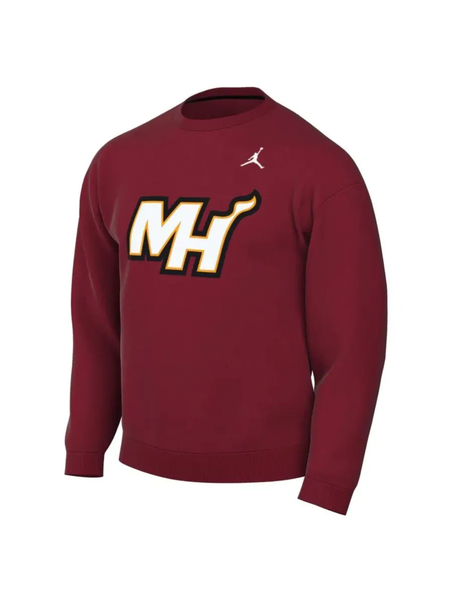 Свитшот с принтом Statement Edition Miami Heat Jordan — изображение 3 из 3, красный