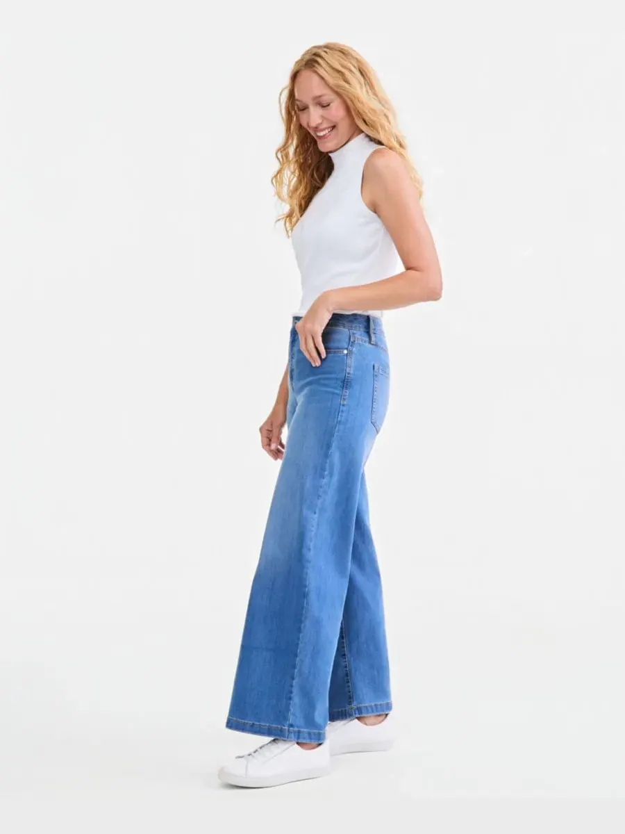 Джинсы прямого кроя с высокой посадкой Petite Beech Wash Style & Co, Beech Wash — изображение 4 из 4