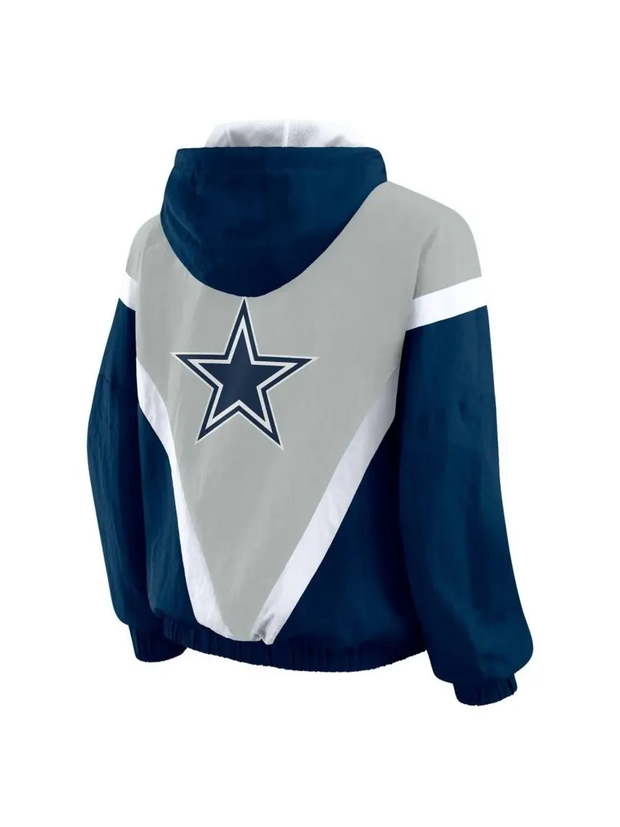 WEAR by Erin Andrews Женская ветровка большого размера в стиле ретро с застежкой-молнией — изображение 2 из 3