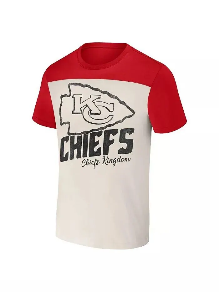 Мужская коллекция Nfl X Darius Rucker от Cream Kansas City Chiefs, цветная футболка Fanatics — изображение 2 из 4