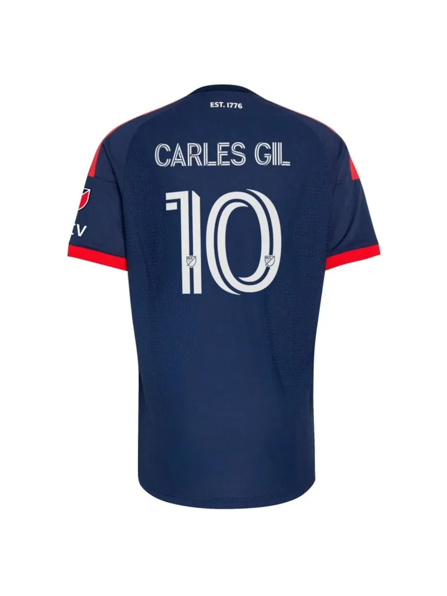 Футбольная футболка Carles Gil New England Revolution 2026 Independence Day On-Field Authentic — изображение 2 из 3, синий