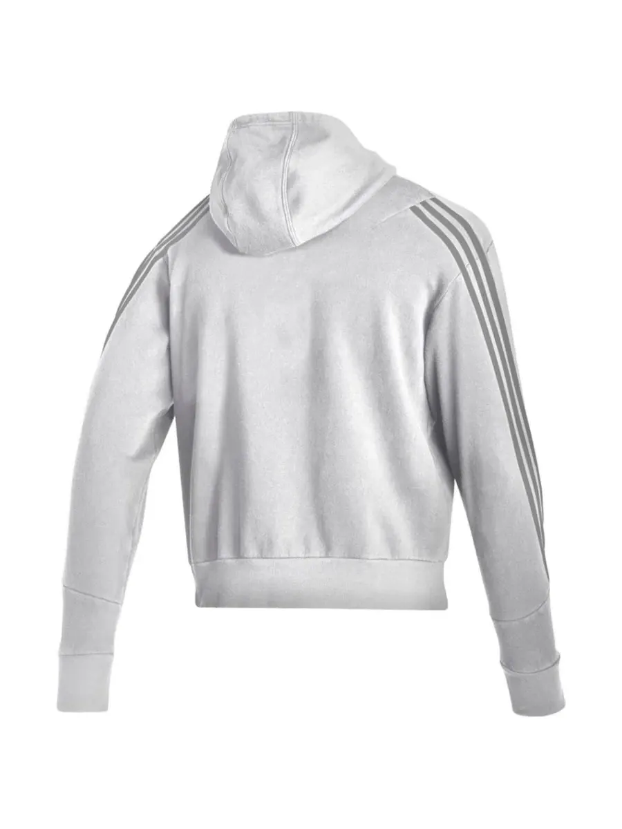 Худи с принтом Fightin' Aggies, свободного кроя adidas — изображение 2 из 3, белый