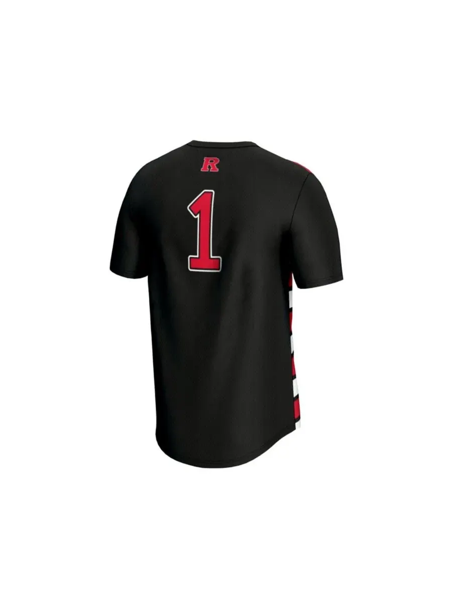 Футболка-джерси с коротким рукавом Rutgers Scarlet Knights, GameDay Greats — изображение 3 из 3, черный