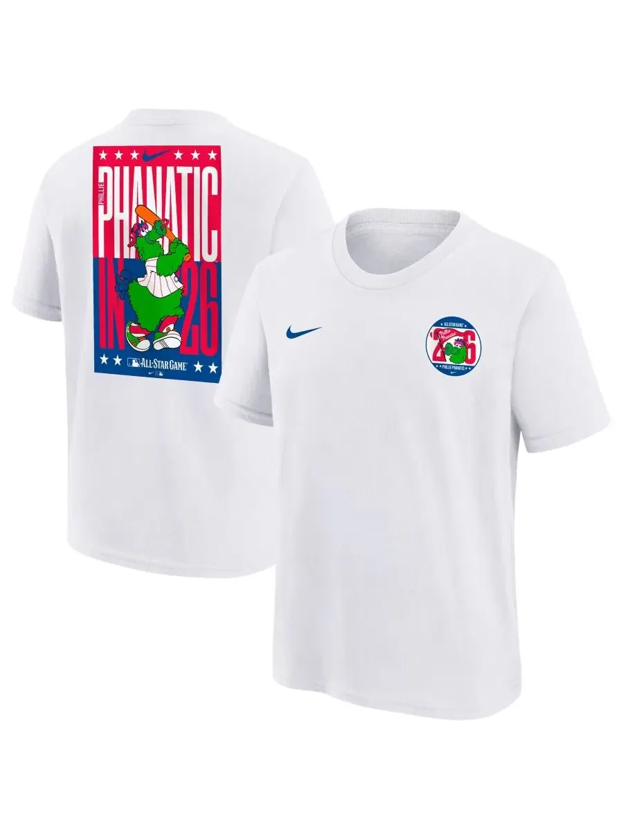 Детская футболка с принтом MLB All-Star Game Phillie Phanatic Nike