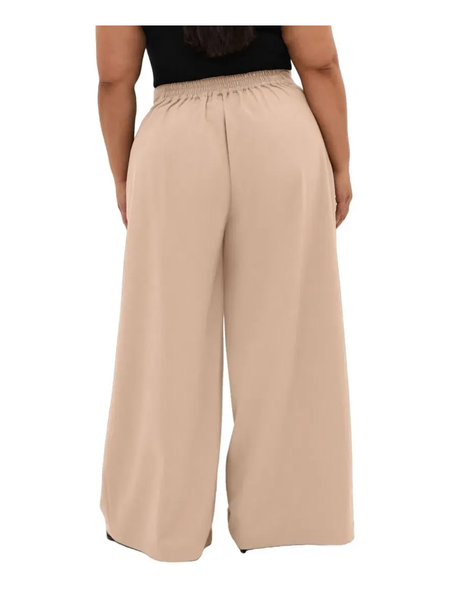 Брюки Abbigail Wide Leg CITY CHIC, Taupe Melange — изображение 2 из 5