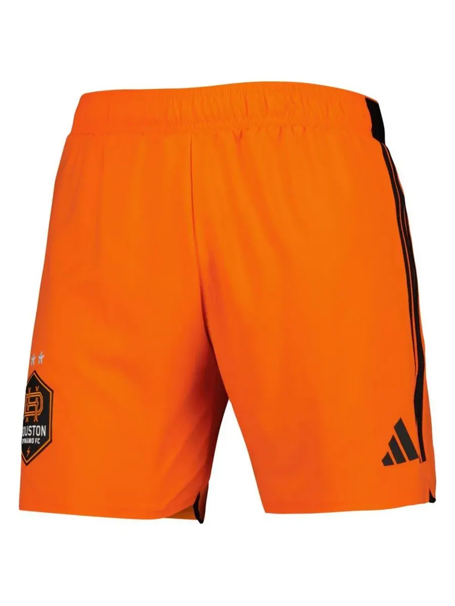 Adidas Мужские оранжевые шорты AEROREADY Authentic Houston Dynamo FC 2023 Away — изображение 2 из 3, оранжевый